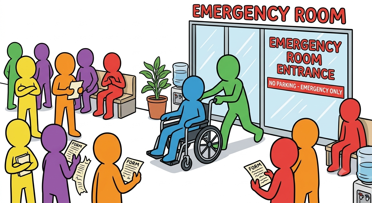 Hospital waiting room