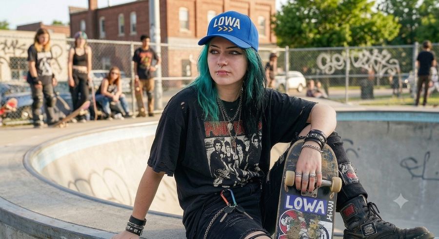 Stickers on the deck, stars on the cap. Same movement, different lane.